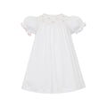 PETITE BEBE : Gracie White Rose Dress
