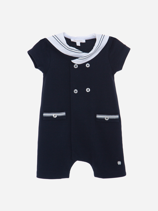 Patachou Baby Boy Sailor Romper 360