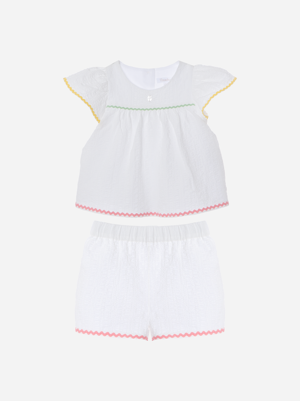 Patachou : Girl White Line Pastel Set