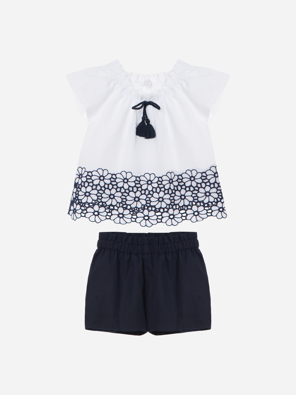 Patachou : Girl Navy Floral Set