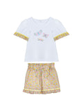 Patachou : Yellow Floral Girl Set