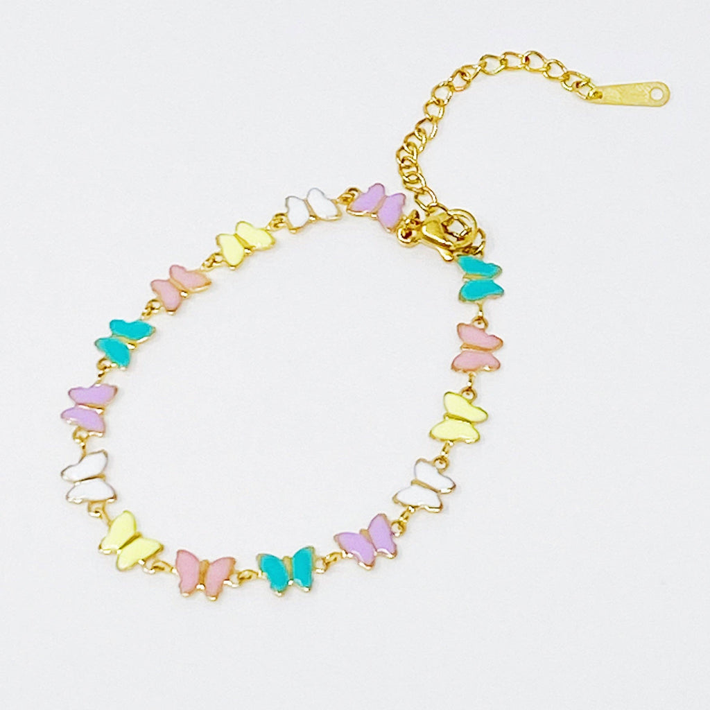 ELLISON+YOUNG: Linked Butterflies Bracelet
