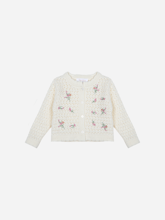PATACHOU: FLORAL CARDIGAN