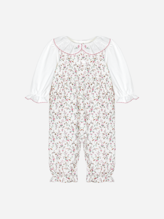 PATACHOU: BABY BOTANICAL ROMPER