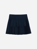 PATACHOU: WHITE BOW SHIRT AND SKIRT SET