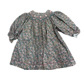 LULI&ME: FOREST FLORAL SMOCK BISHOP
