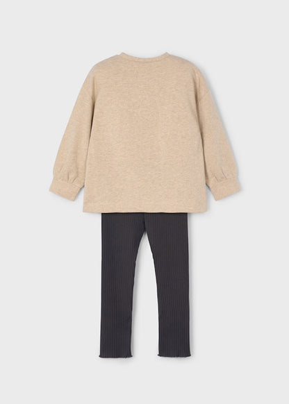 MAYORAL: Girl Ribbed Legging Set