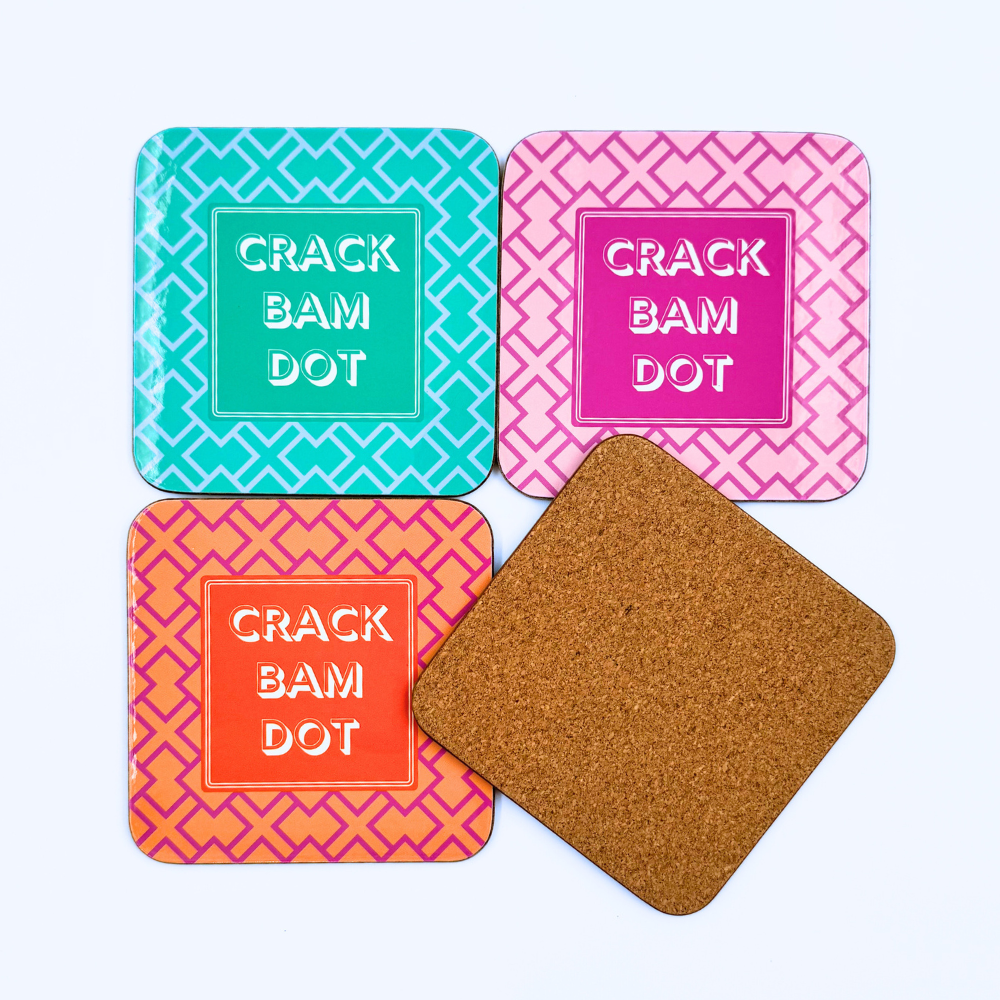 Mahjong Coasters Set of 4