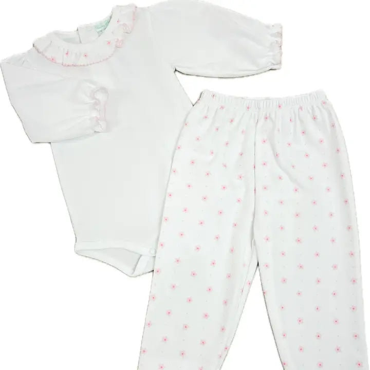 BABY THREADS : BABY GIRL’S PINK FLOWER PRINT