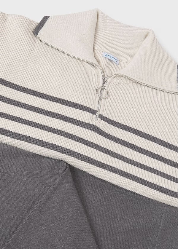 MAYORAL: Girls Pants and Striped Sweater Set