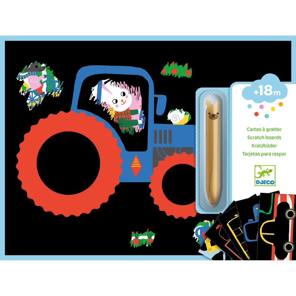 DJECO: PG Scratch Cards Vehicles
