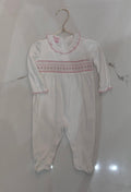 PETIT BEBE: BUBBLY WHITE GIRL’S FOOTIE