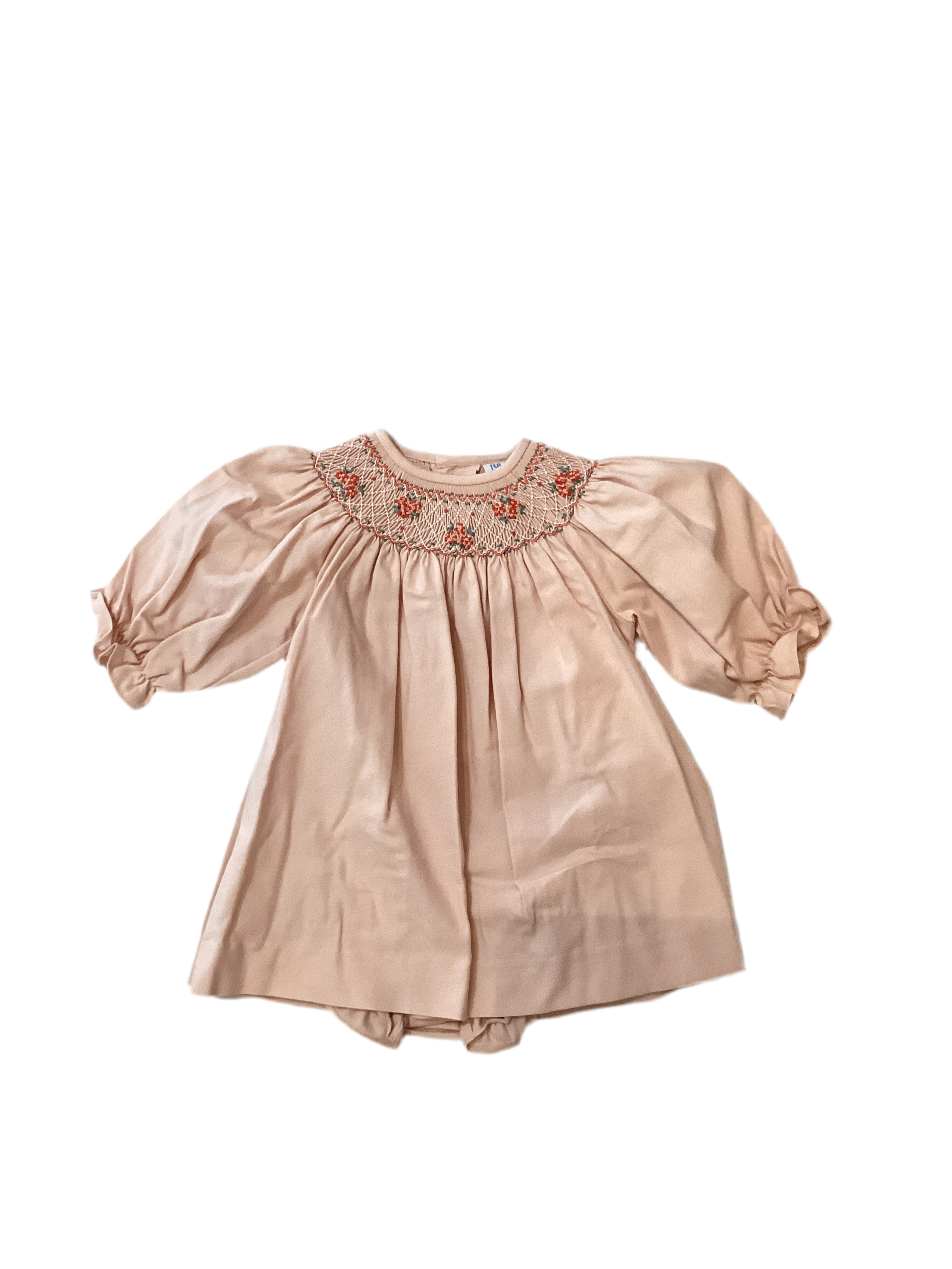 LULI AND ME: ROSE HYDRANGEAS SMOCK BISHOP