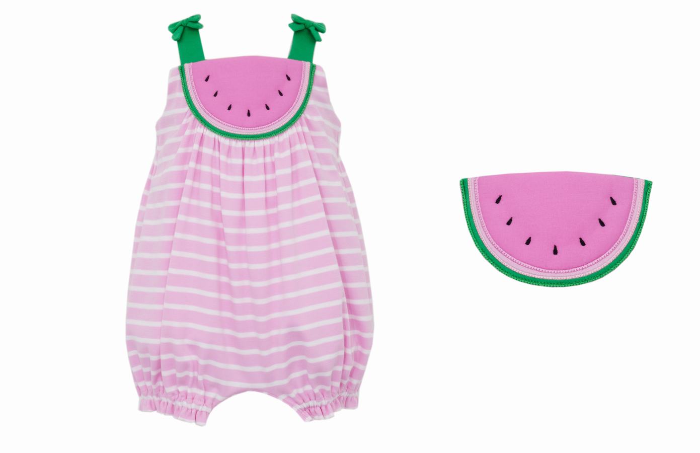 CLAIRE & CHARLIE: Watermelon Pink Stripe Sunbubble