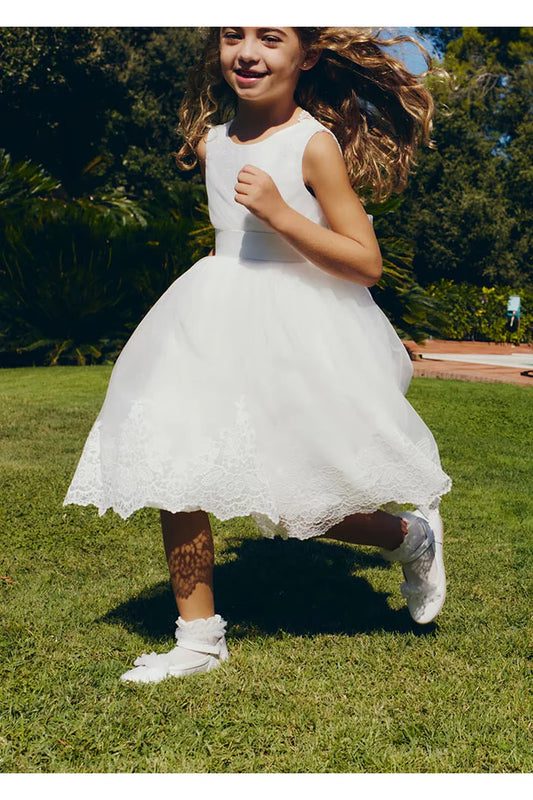Tulle White Nata Dress