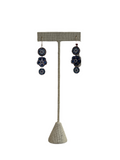ZODAX : Blue beaded evil eye dangled earrings