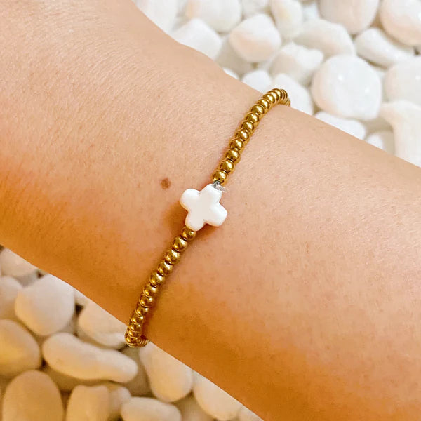 ELLISON+YOUNG: SO VERY BLESSED CROSS BRACELET