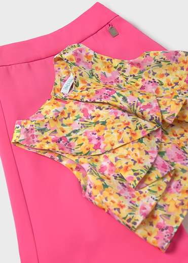 Abel & Lula: Yellow & Pink Floral Set