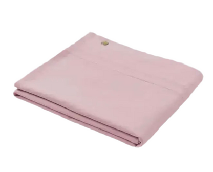 PAZ RODRIGUEZ: “ESENCIAL” Knit Baby Blanket in Chalk Pink and Blue