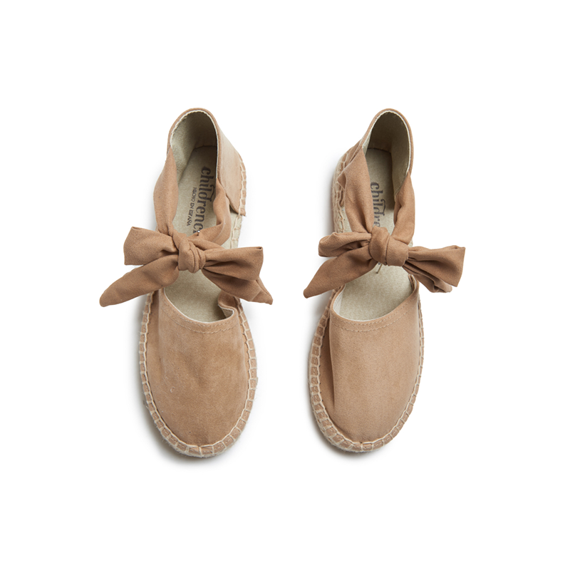 CHILDREN CHIC: Suede Espadrille
