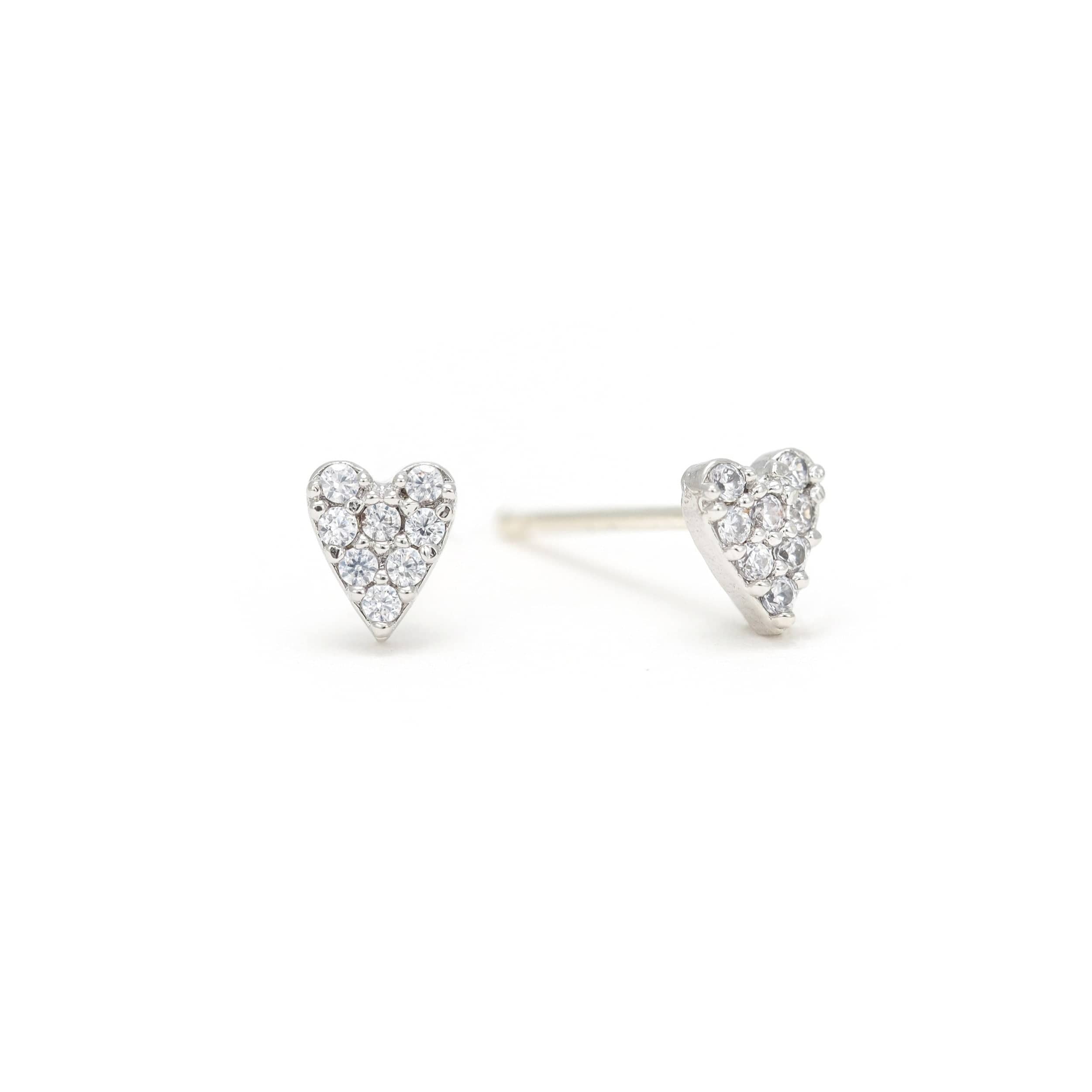Flutter Heart Studs