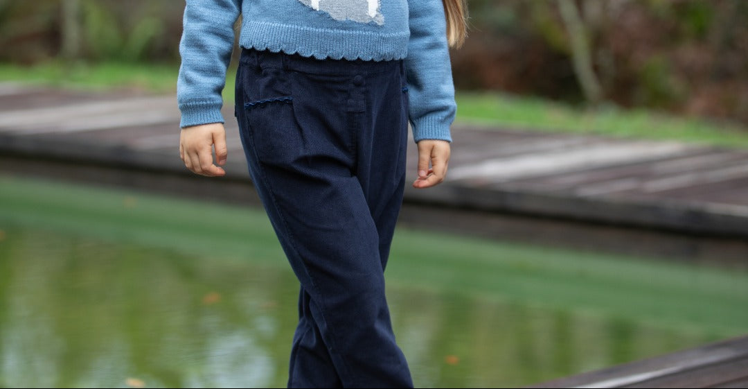 DR. KID : CORDUROY NAVY PANT