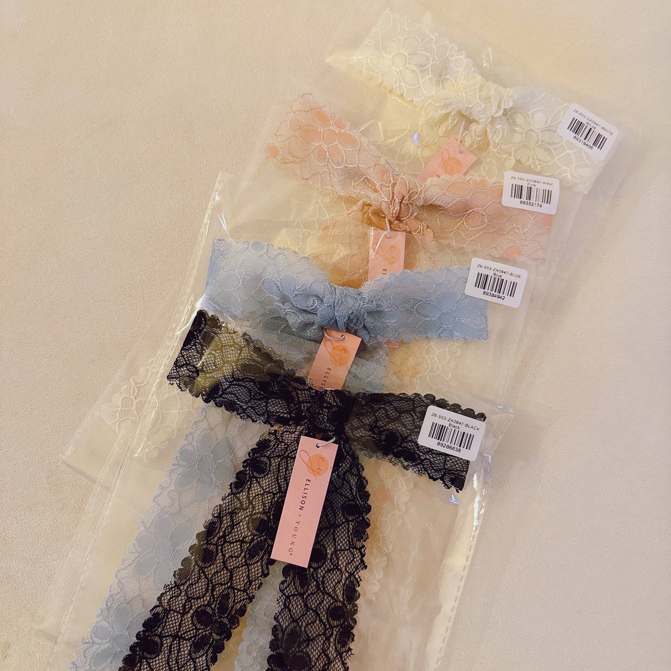 Ellison + Young : Lace Belle Bow Hair Clip