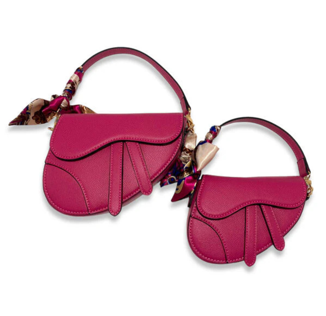 DOE A DEER : SADDLE PURSE W/SCARF