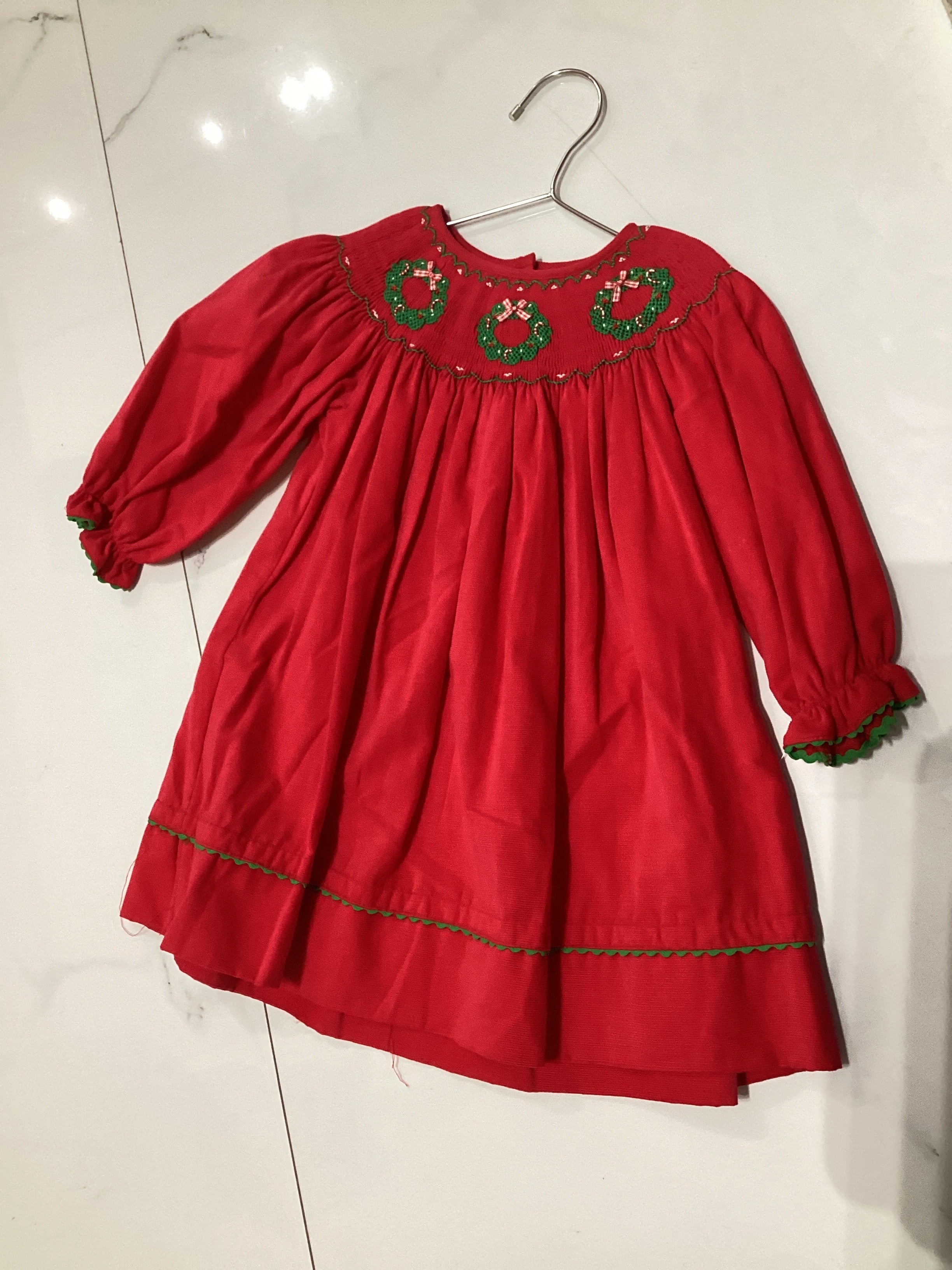 ANAVINI : Bishop red corduroy