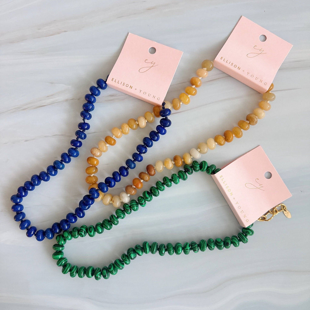 Ellison & Young : Refined Stone Beaded Necklace