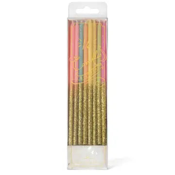 Pastel Birthday Candles