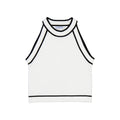MAYORAL: GIRLS BLACK & WHITE VISCOSE KNIT TOP