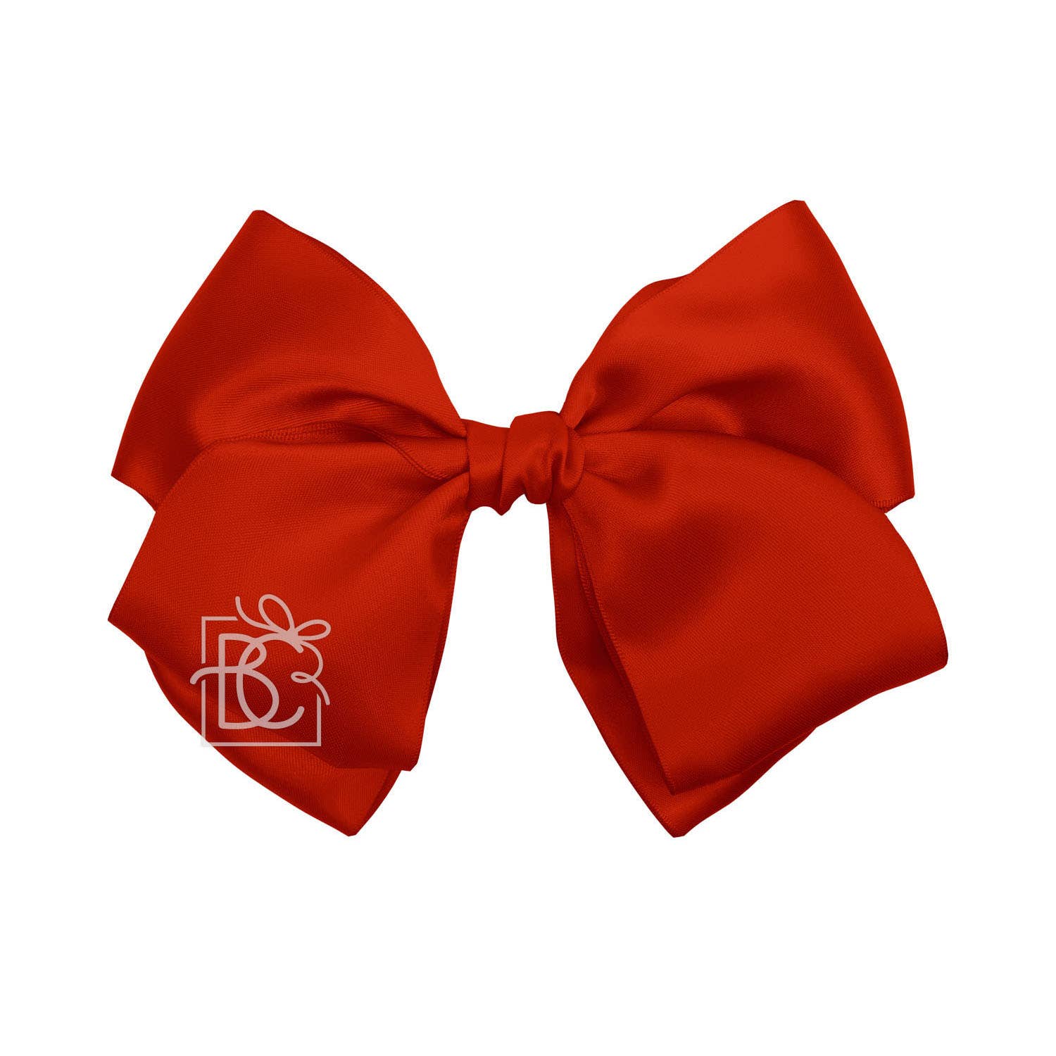 BEAUTIFUL CREATIONS: SATIN EUROPEAN BOW W/RUFFLED KNOT ON CLIP