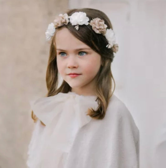 PAZ RODRIGUEZ: Natural Floral Head Piece