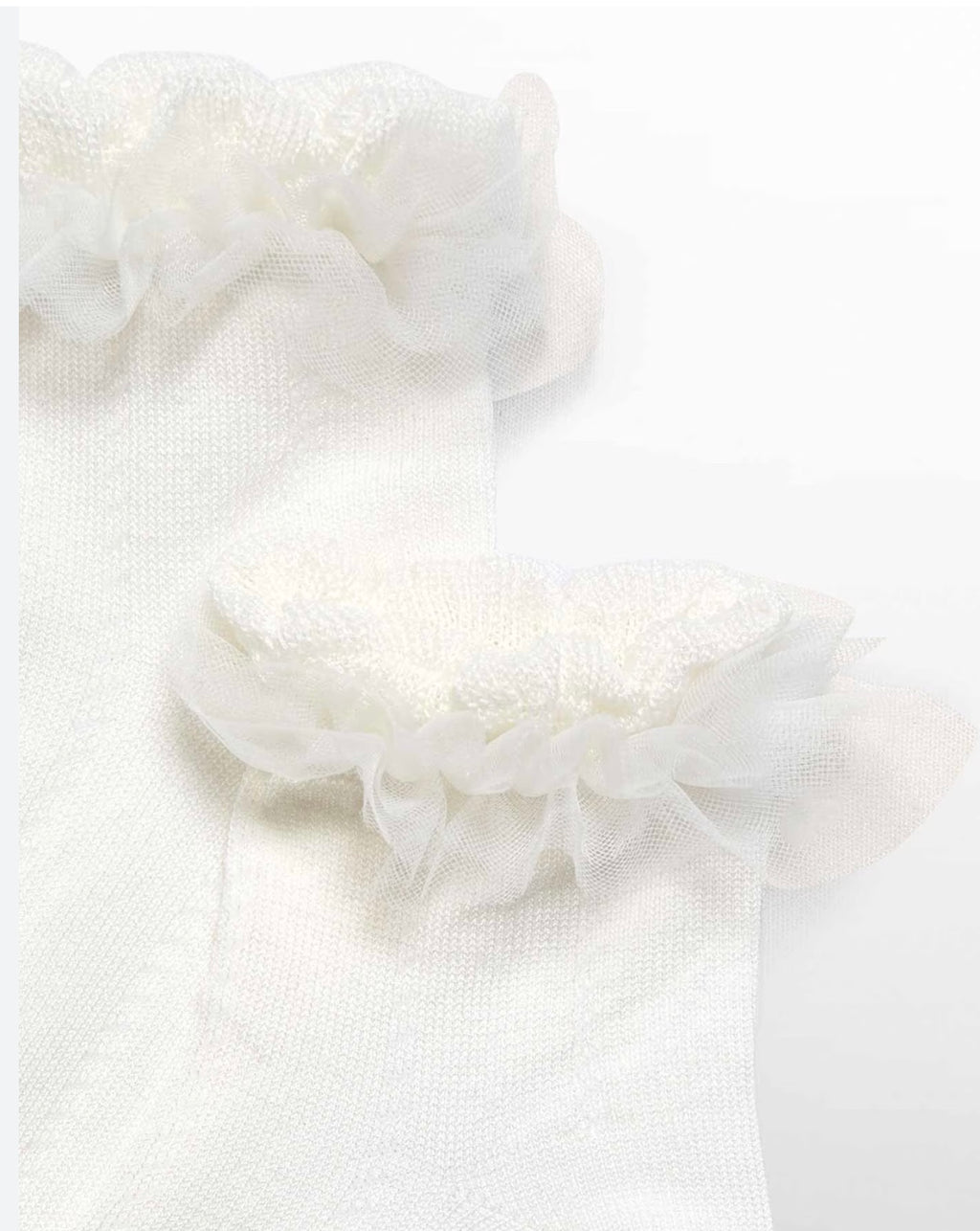 Abel & Lula: Girls Tulle Ruffle Sock