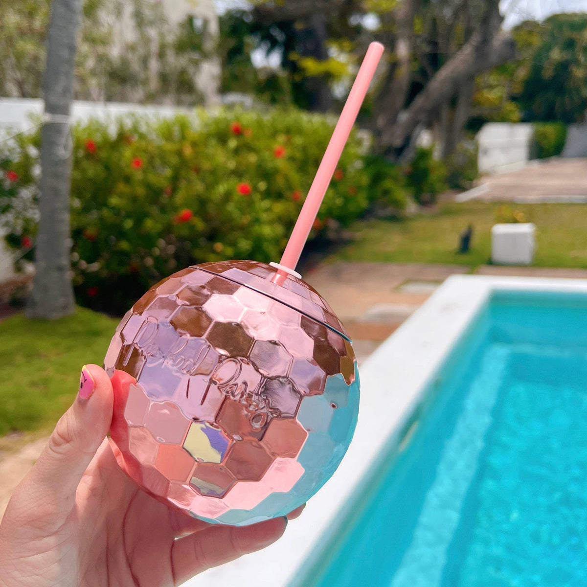 Packed Party : Pink Disco Ball Sipper