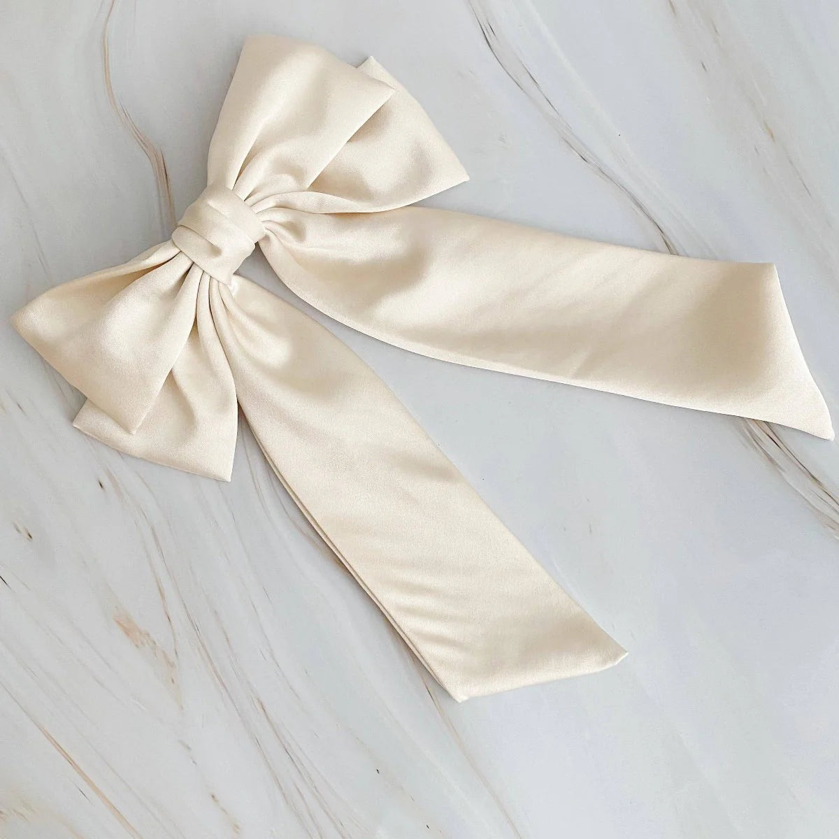 ELLISON + YOUNG : Double Satin Bow Hair Clip