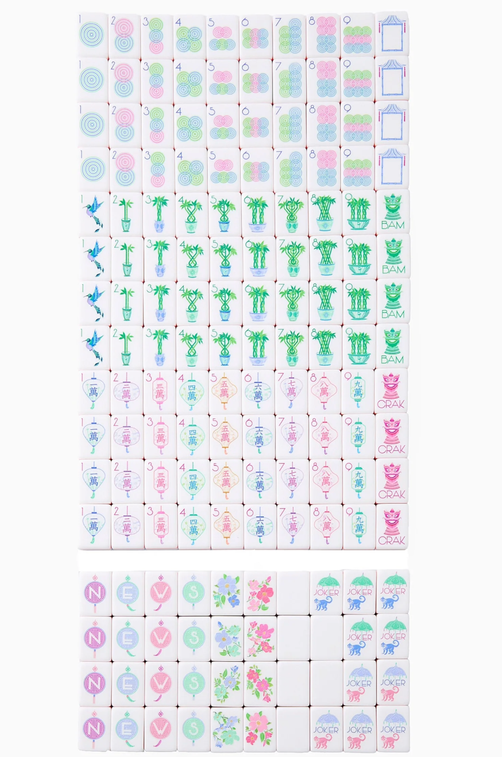 OH MY MAHJONG: LUMINAIRE TILES