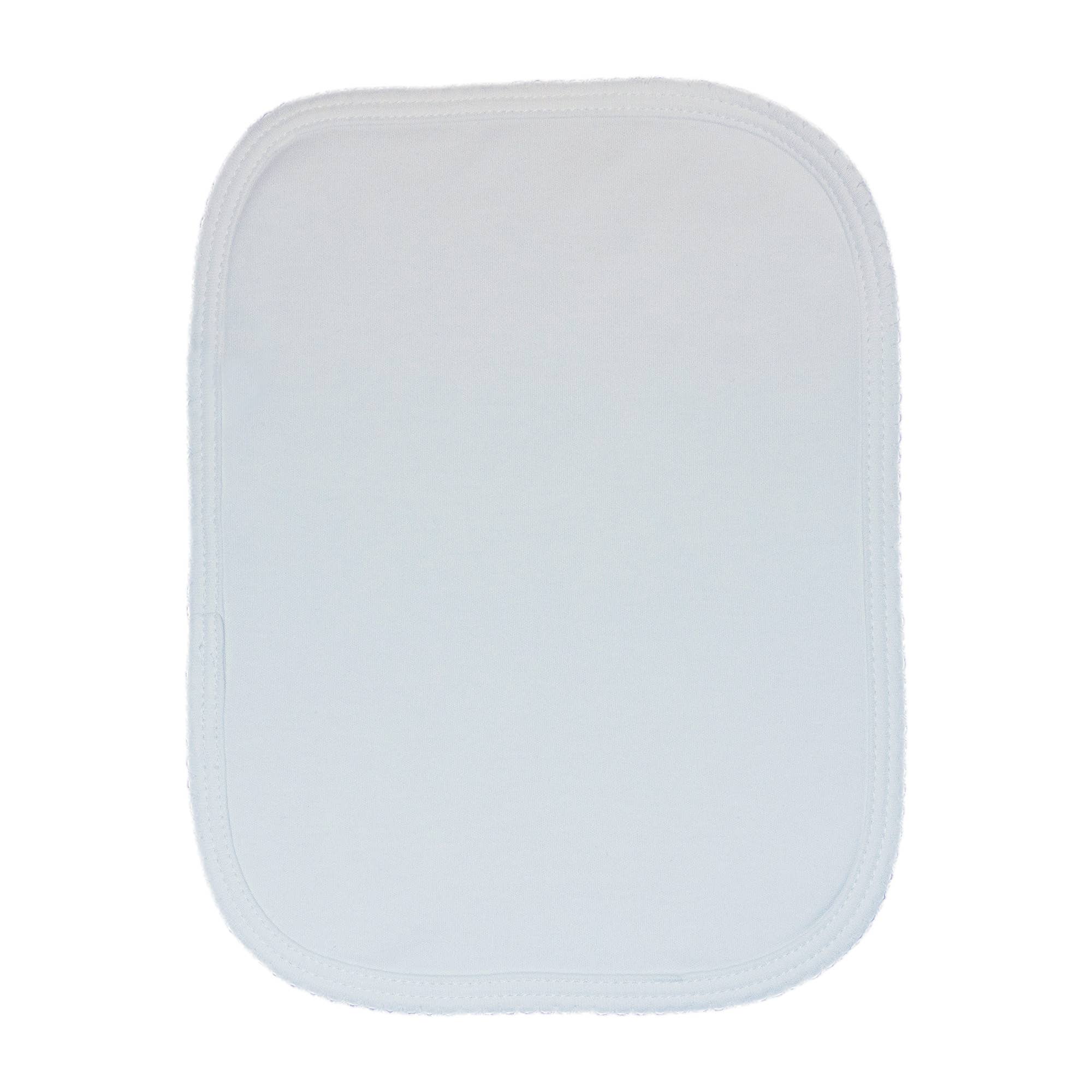 White Pima Burp Cloth