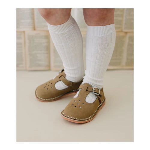 LA'MOUR: Khaki Mary Janes