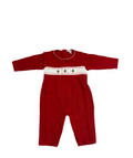 KISSY KISSY: RED CHRISTMAS PLAYSUIT