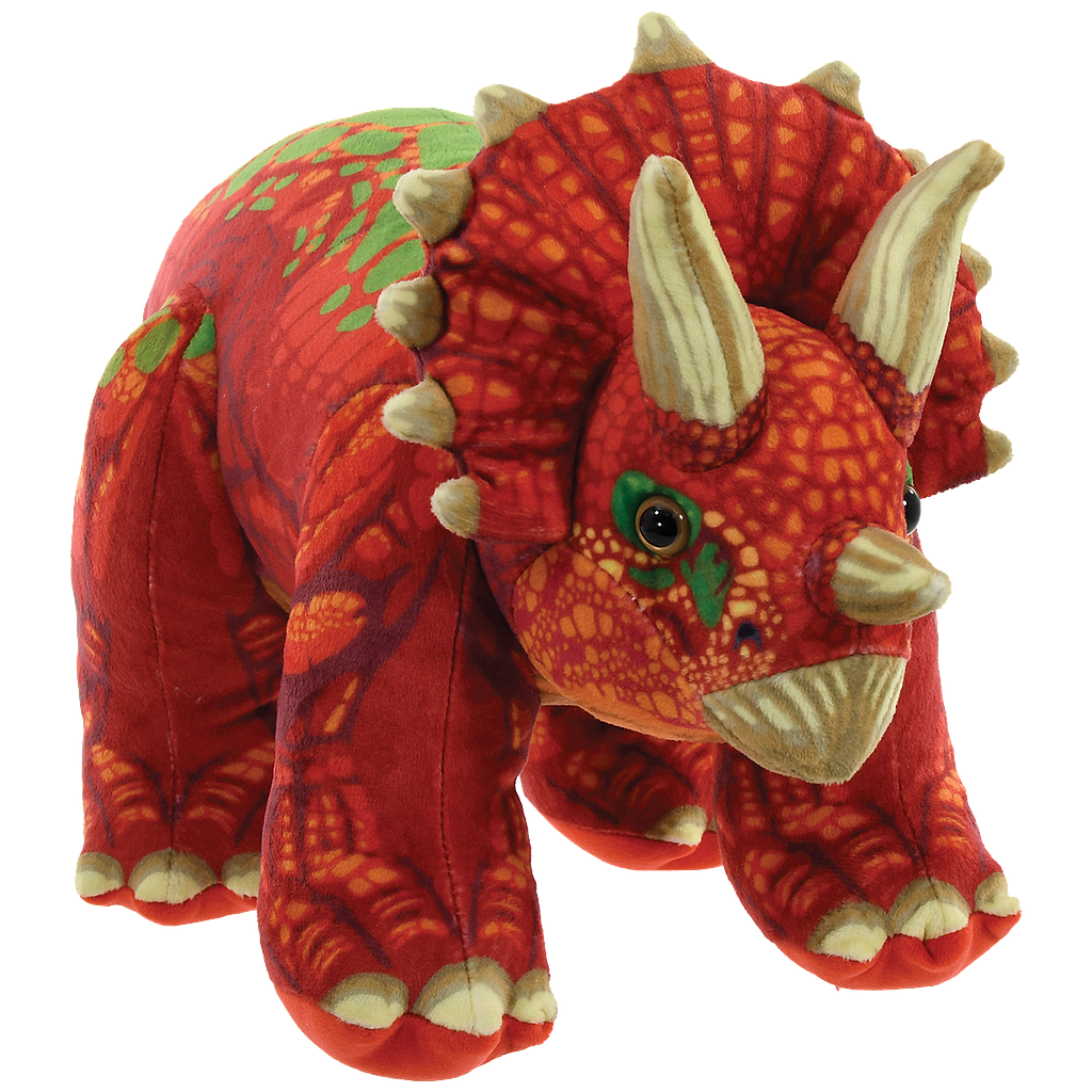 ISCREAM: Triceratops Fleece Stuffed Animal