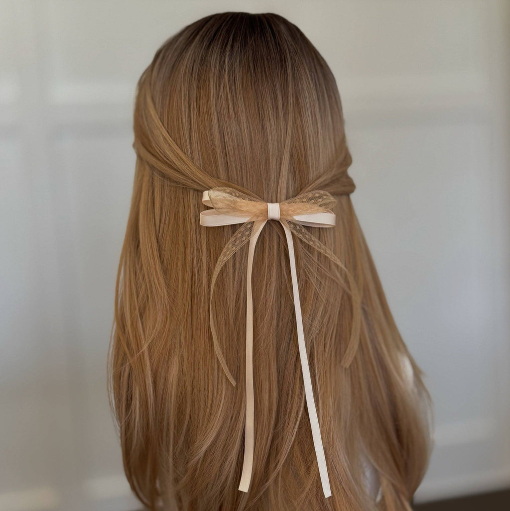 Ellison + Young : Slim Mix Lace Bow