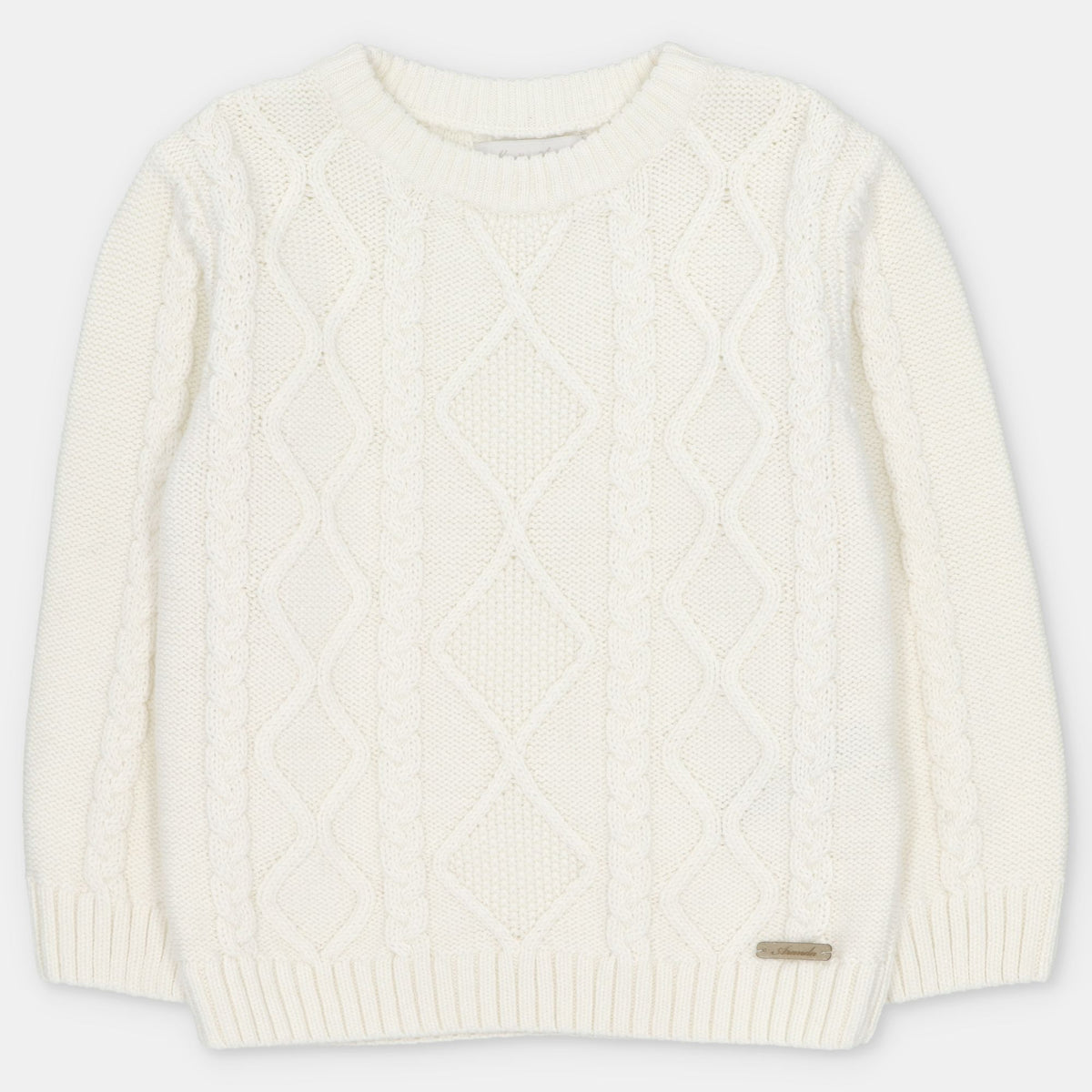 Martin Aranda : Sweater w/Braids in Sweater Knit Cotton