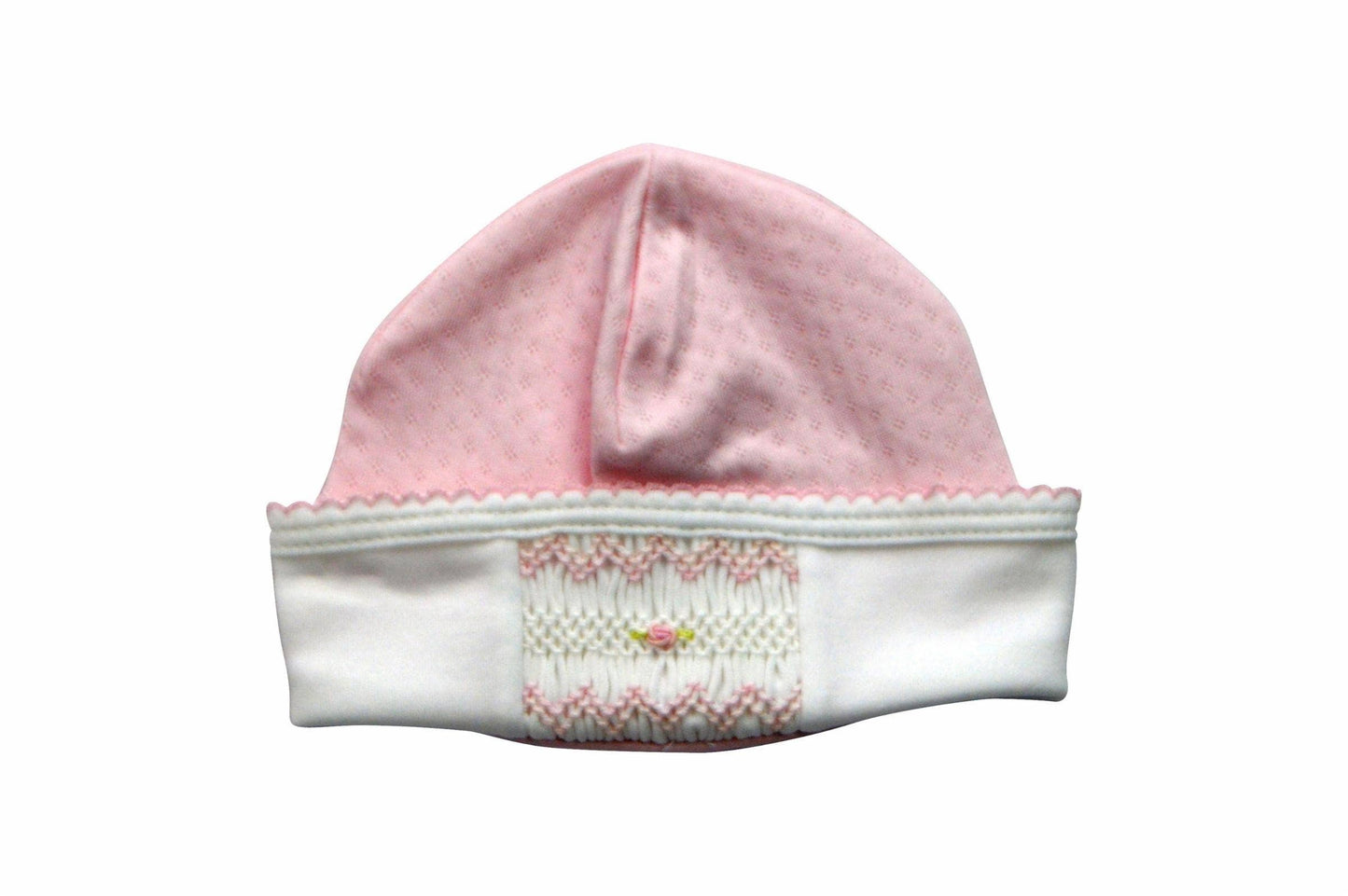 Sweet Pink Smocked Hat