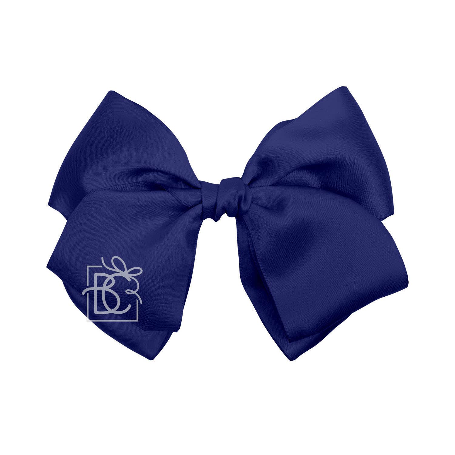 BEAUTIFUL CREATIONS: SATIN EUROPEAN BOW W/RUFFLED KNOT ON CLIP