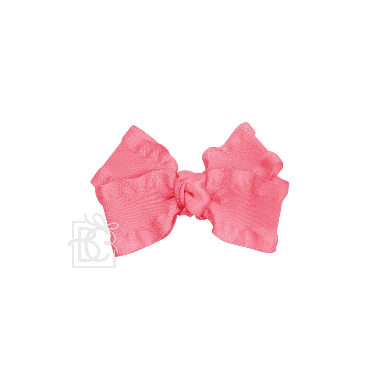 BEAUTIFUL CREATIONS: DOUBLE RUFFLE BOW ON CLIP