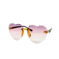 Zomi Gems : Frameless Heart Sunglasses for Kids