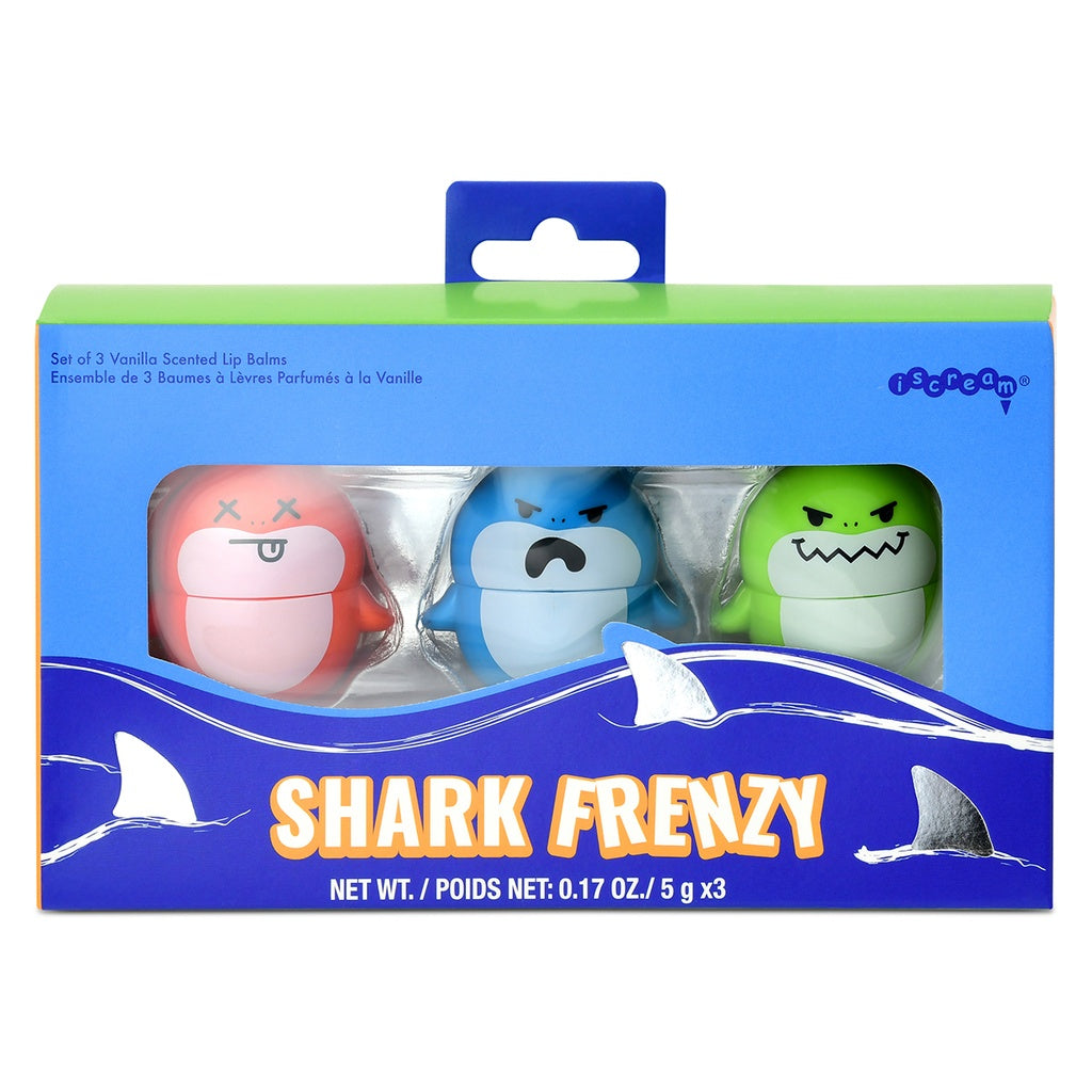 ISCREAM: Shark Frenzy Lip Balm Set