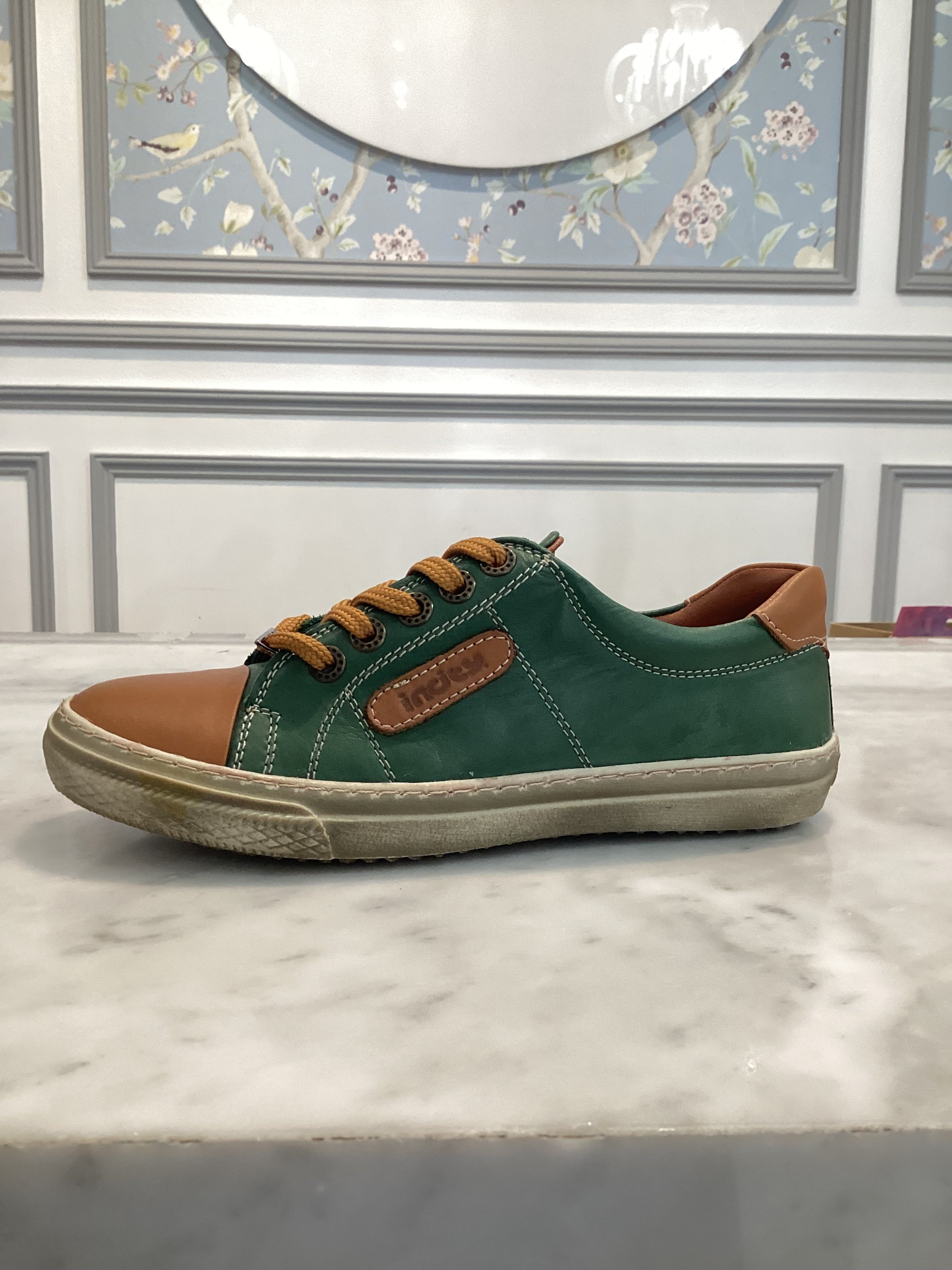 INCITY : DARK GREEN BOY TENNI SHOE